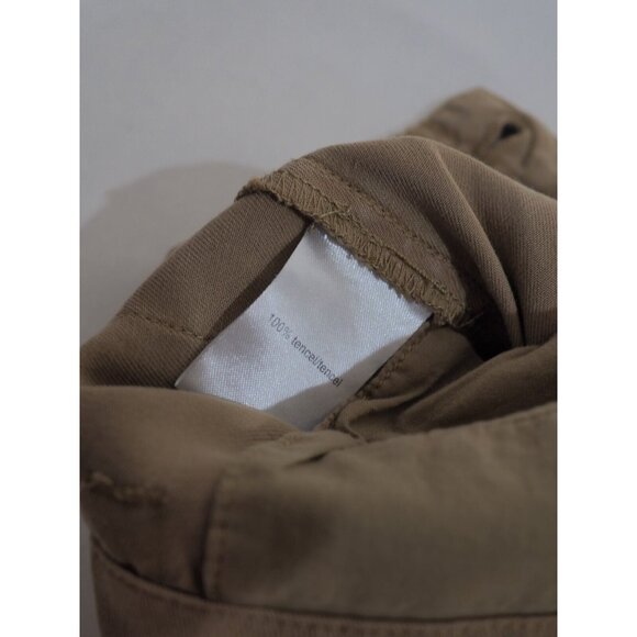 PAM & GELA Tan 100% Tencel Pants With Elastic Cuffs, US Size 4 - Picture 10 of 10